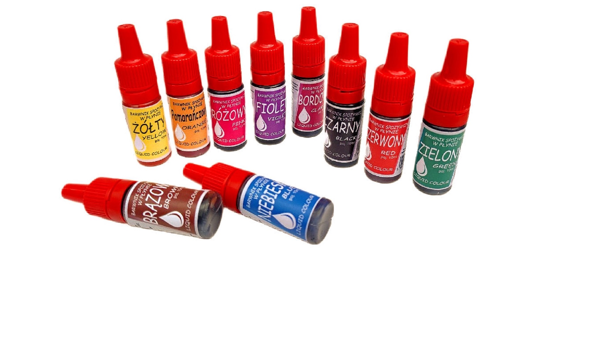 Barwnik spoż.w płynie, buteleczka.