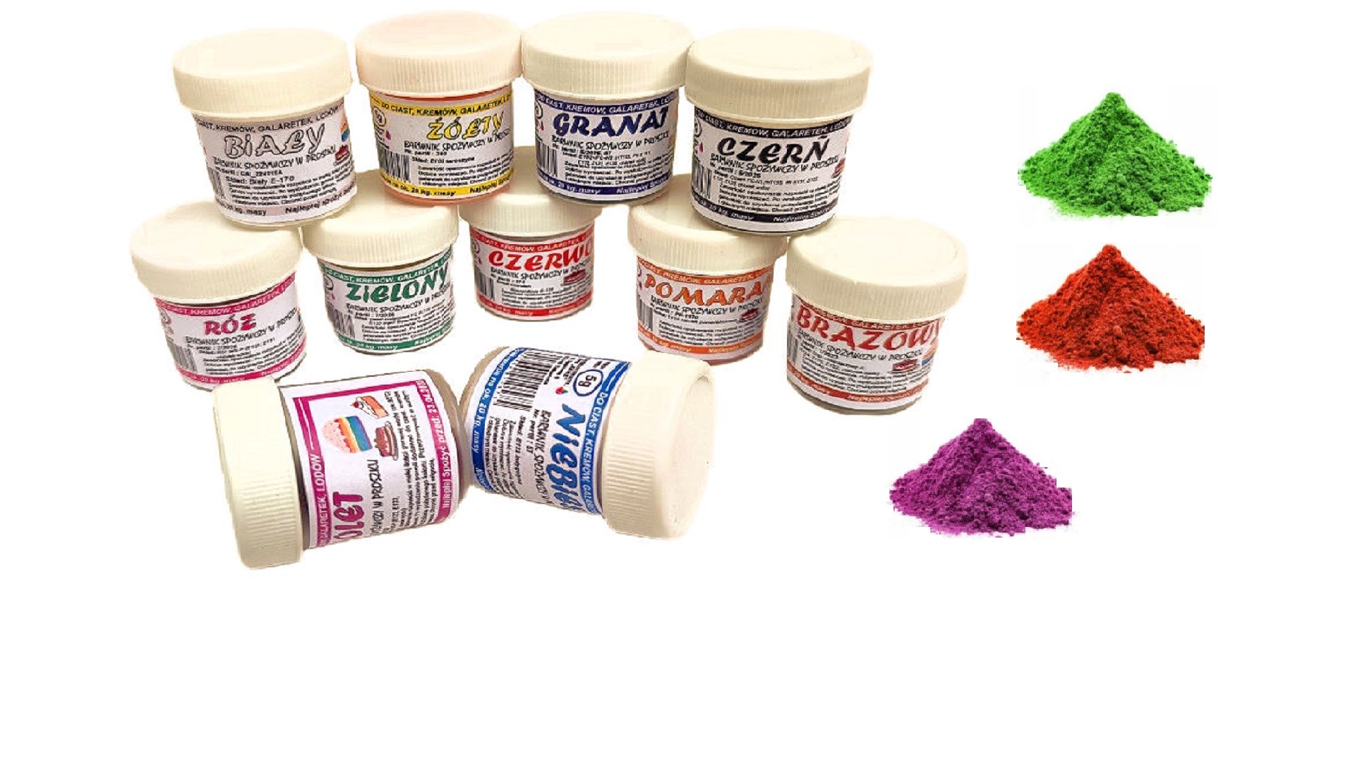 Barwniki spożywcze w proszku 5g