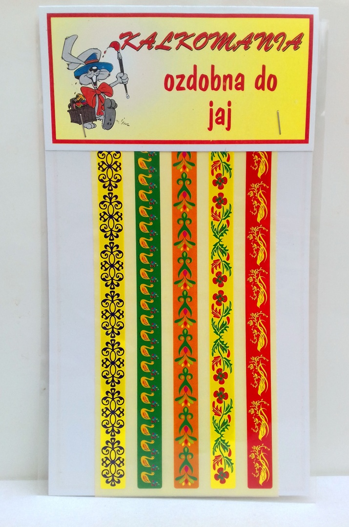 Kalkomania do jaj - paski